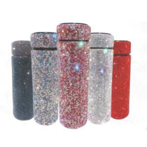 Crystal Stone Diamond Smart Thermos