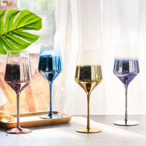 Gold Rim Glass Tumbler